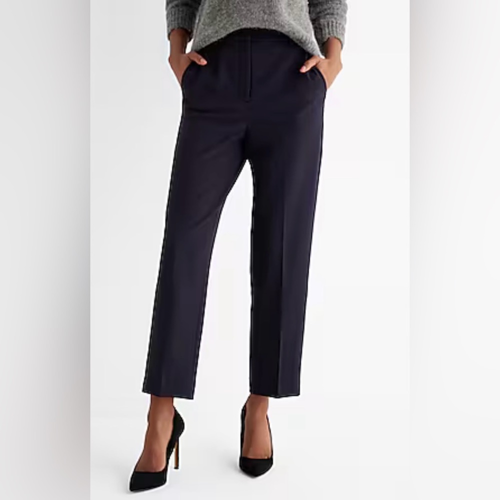Editor Super High Waisted Straight Ankle Pant